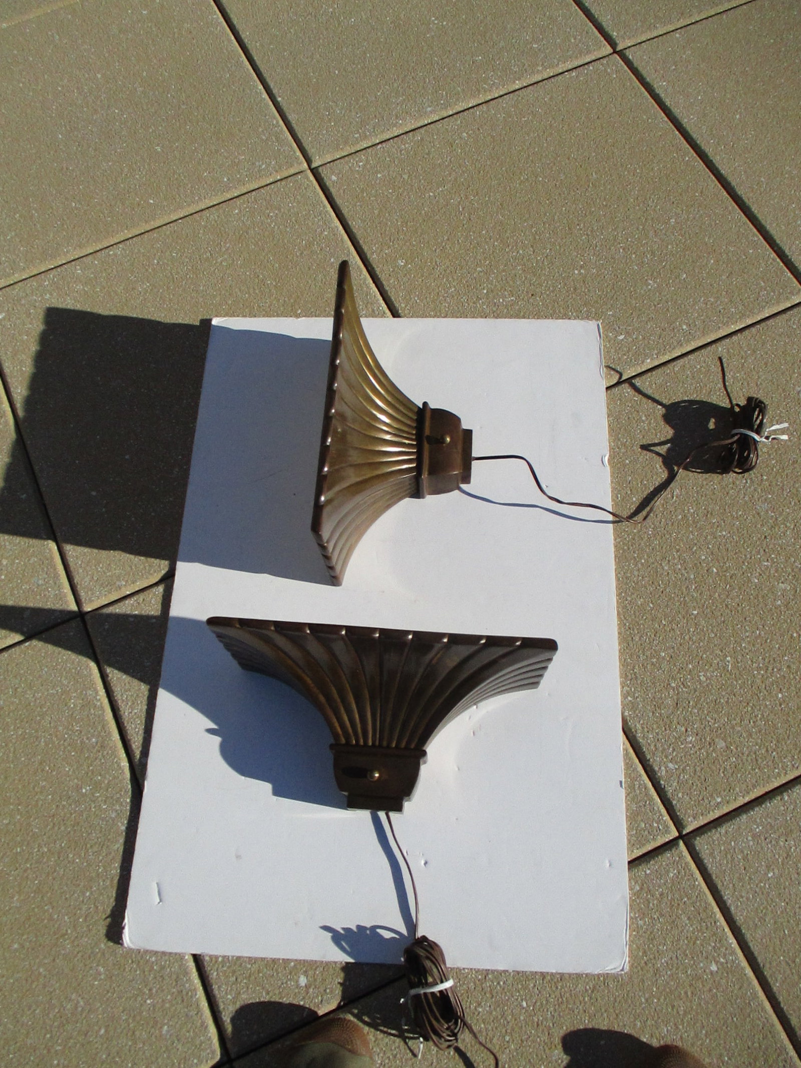 1979 Bronze Uplighter Sconces by Chapman - A Pair of 2 - 16