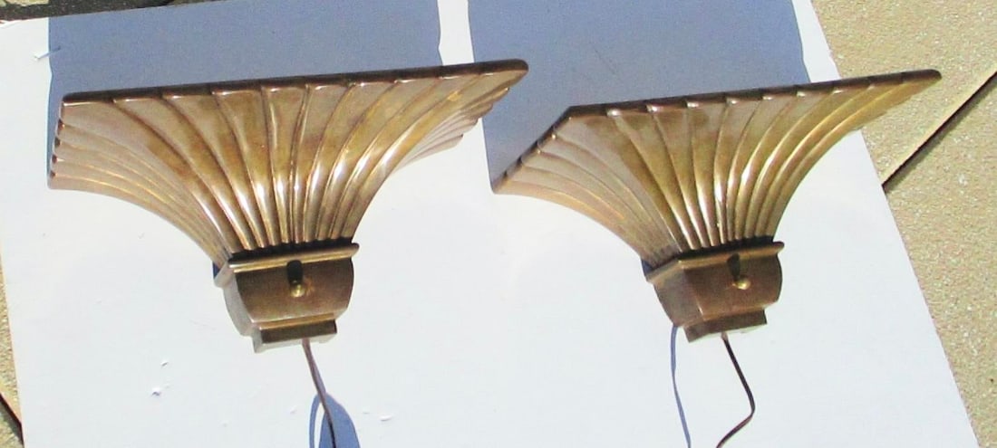 1979 Bronze Uplighter Sconces by Chapman - A Pair of 2 - 5