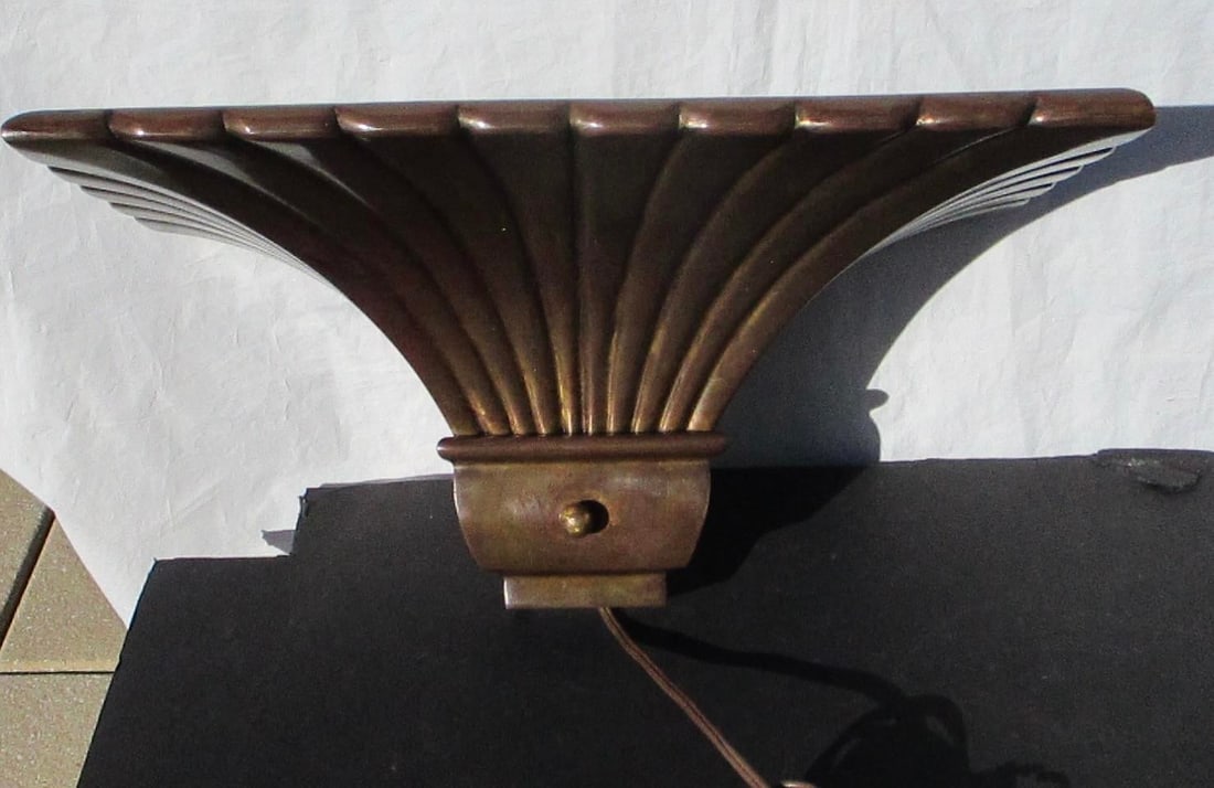 1979 Bronze Uplighter Sconces by Chapman - A Pair of 2 - 9