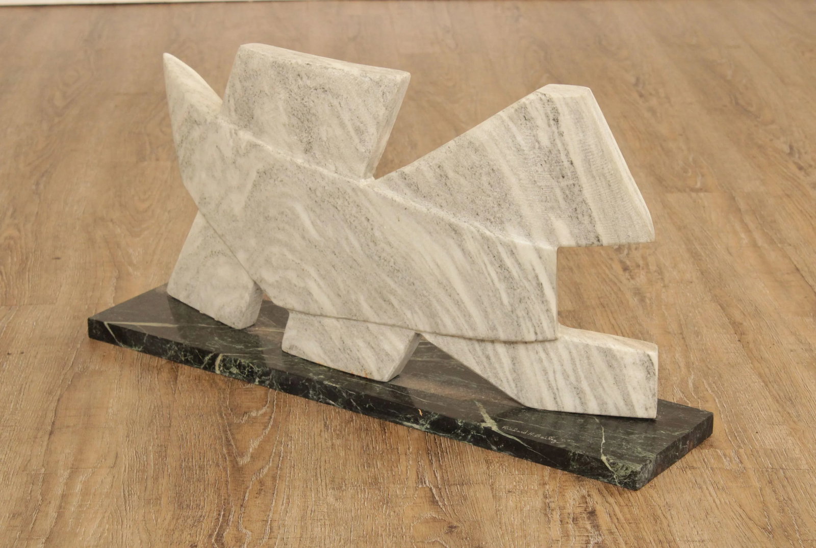 Richard H. Bailey Abstract Modernist Marble Sculpture - 9