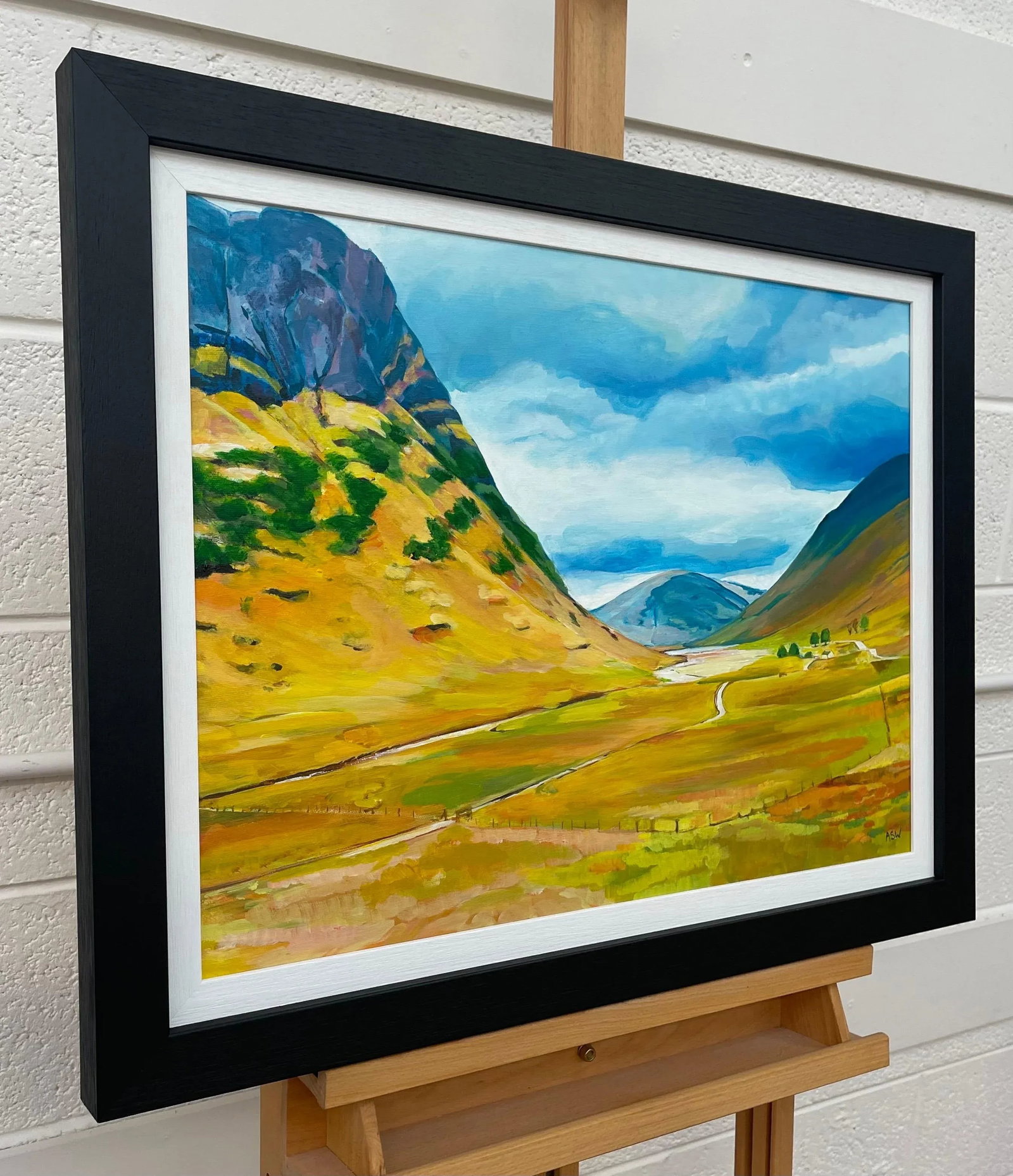Colourful Abstract Landscape Painting of Scottish Highlands Contemporary Artist - 2