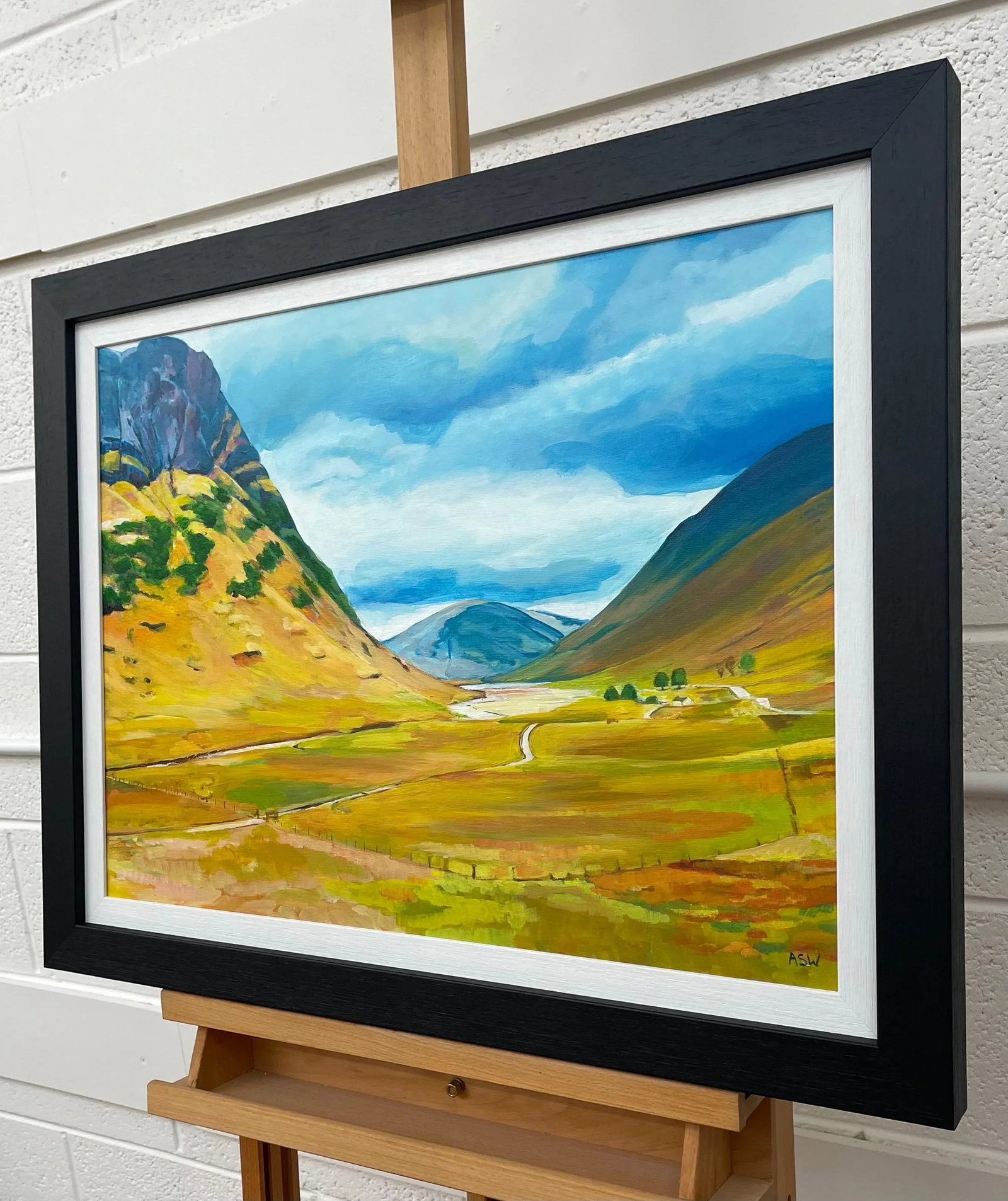 Colourful Abstract Landscape Painting of Scottish Highlands Contemporary Artist - 4