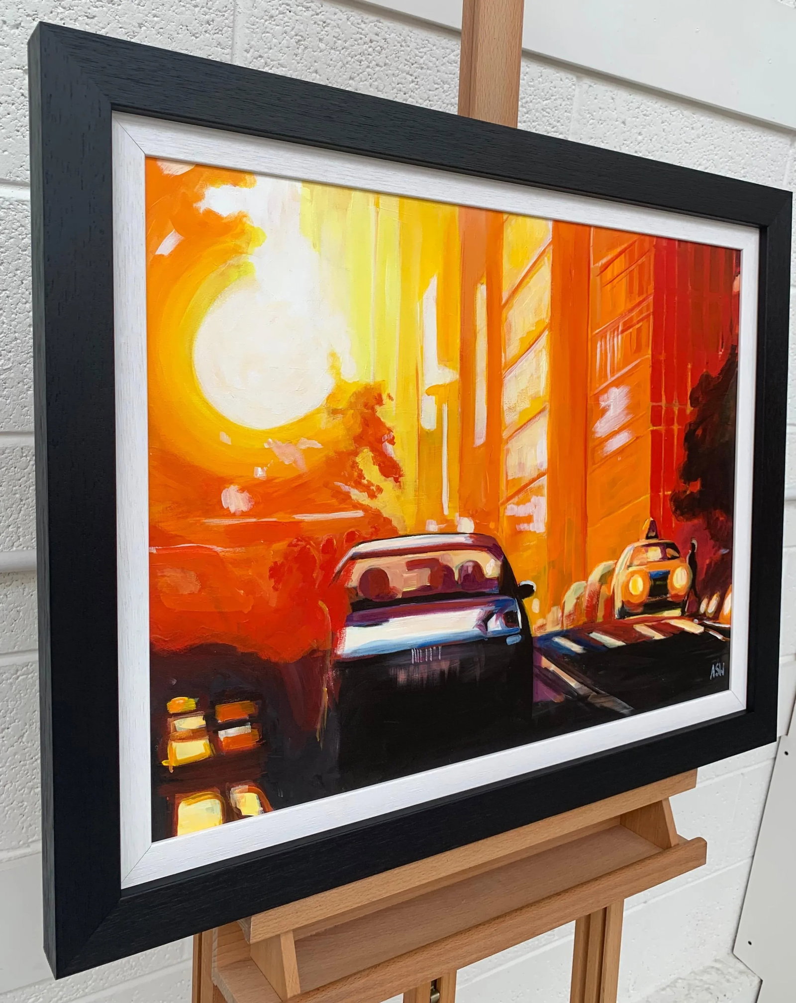 Street Study of Manhattan Henge Sunshine New York City by English Urban Artist - 2