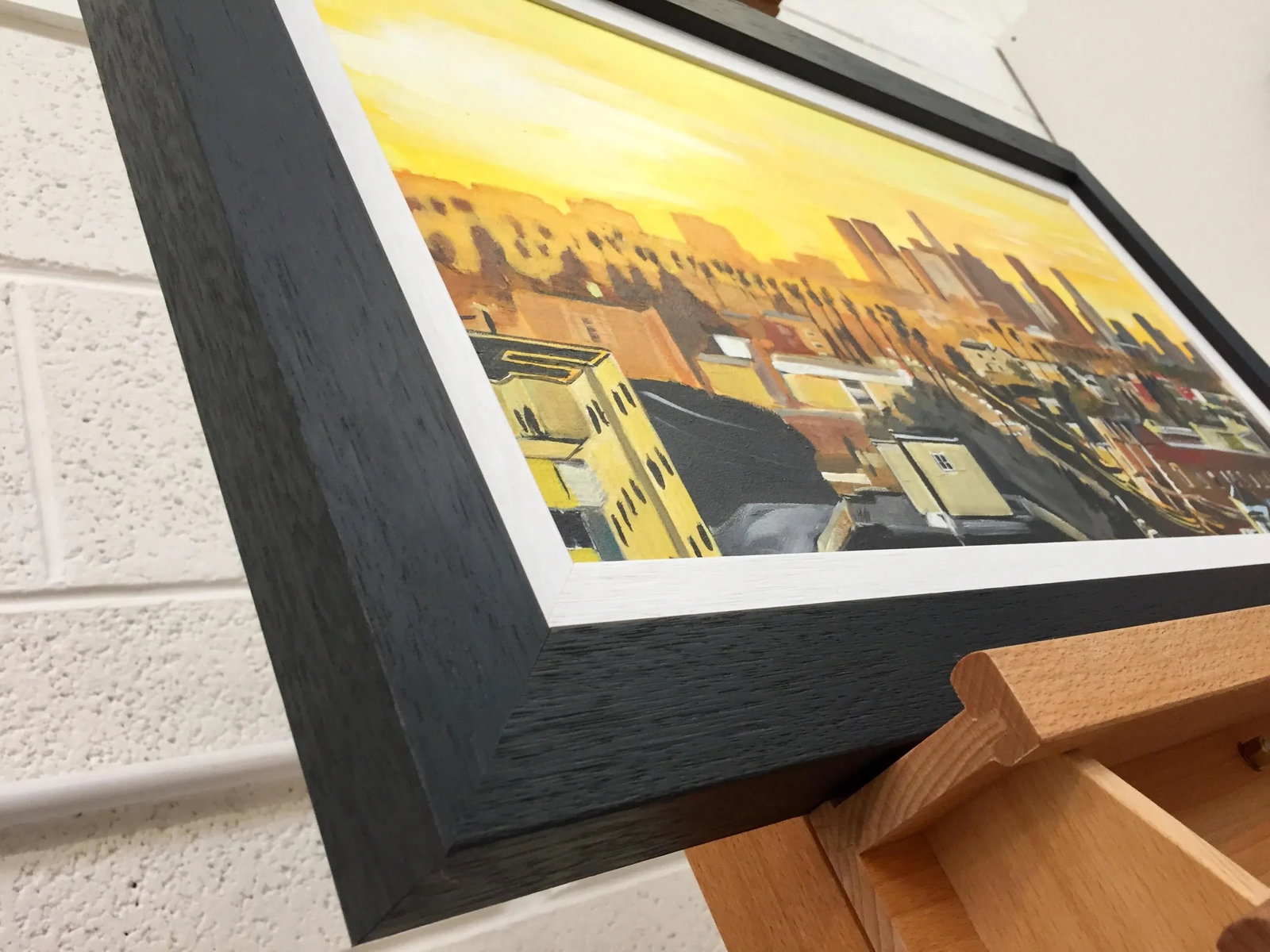 Painting of Sunset in Los Angeles California Usa by British Landscape Artist - 6