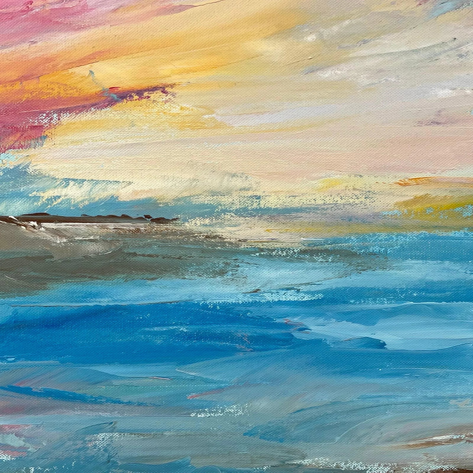 Seascape Cloudscape Skyscape Impressionist Landscape by Contemporary British Artist - 10