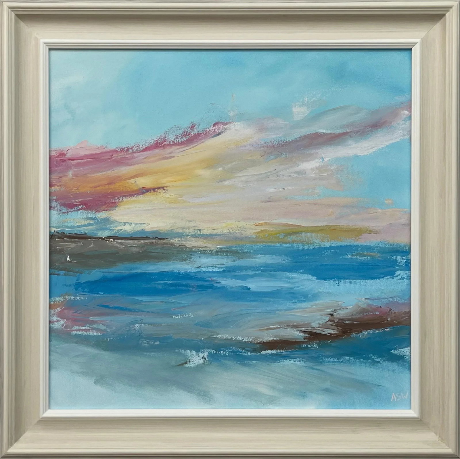 Seascape Cloudscape Skyscape Impressionist Landscape by Contemporary British Artist - 13