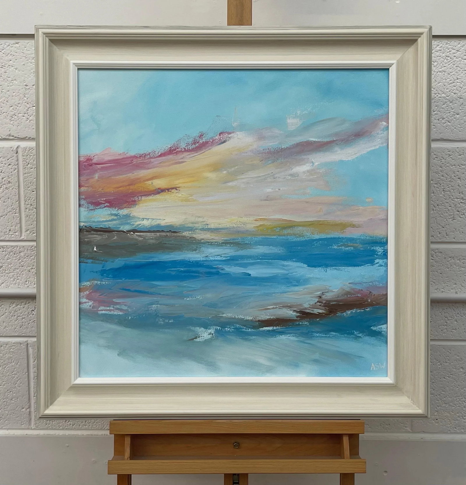 Seascape Cloudscape Skyscape Impressionist Landscape by Contemporary British Artist - 7