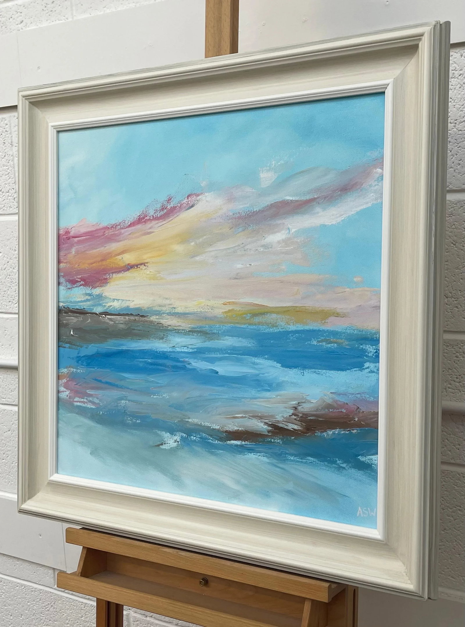 Seascape Cloudscape Skyscape Impressionist Landscape by Contemporary British Artist - 8