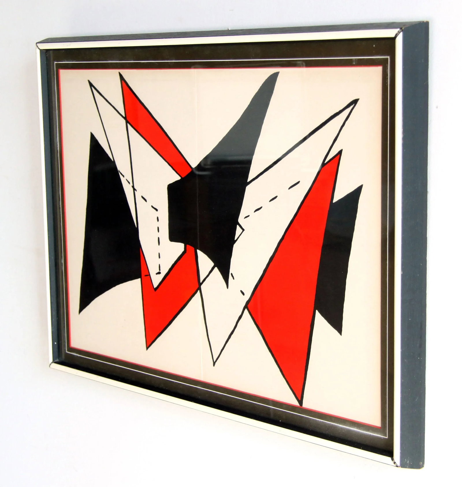 Original C.1963 Alexander Calder Lithograph Print Derriere Le Miroir #141 Stabiles - 2