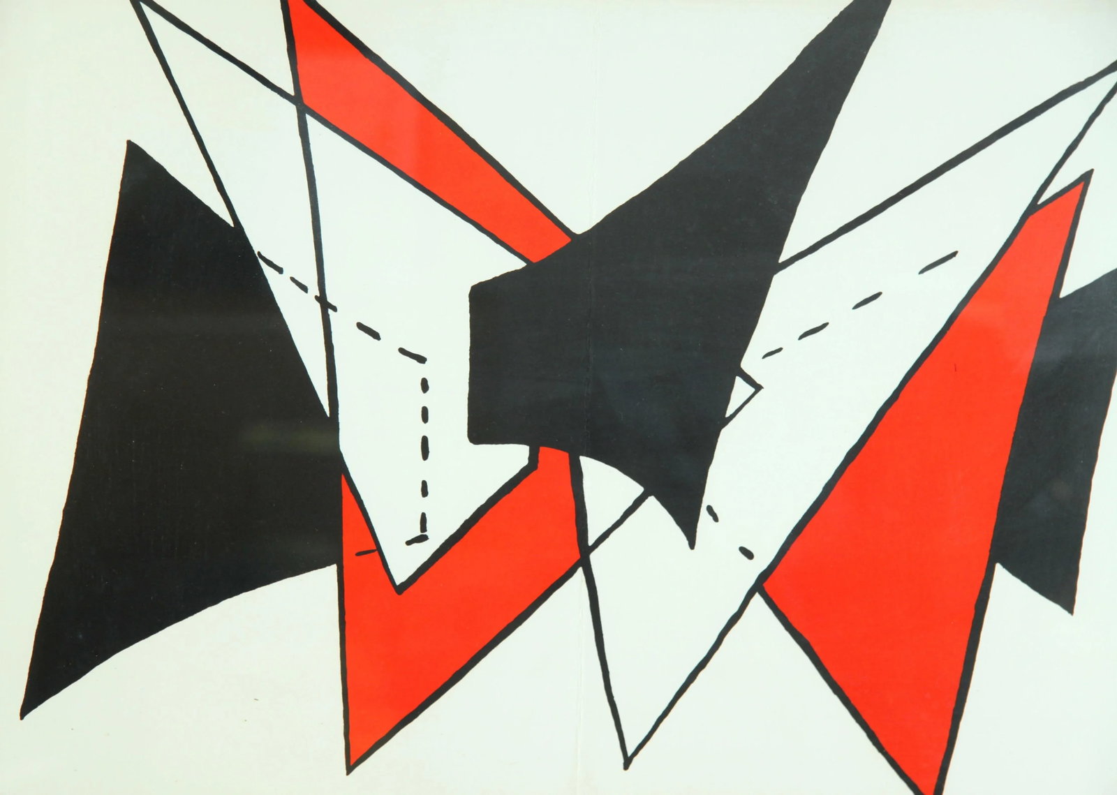 Original C.1963 Alexander Calder Lithograph Print Derriere Le Miroir #141 Stabiles - 5