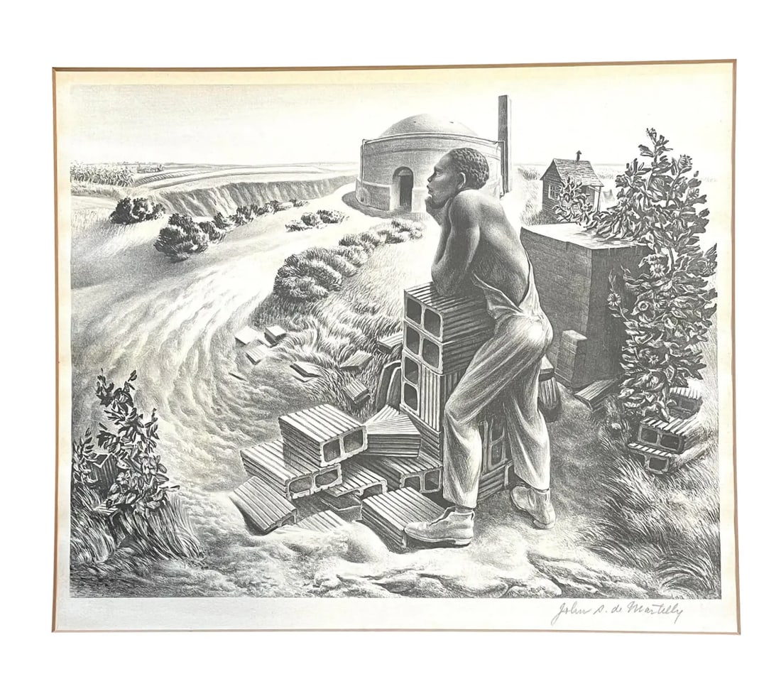 John Stockton De Martelly "Looking at the Sunshine" 1942 - 2