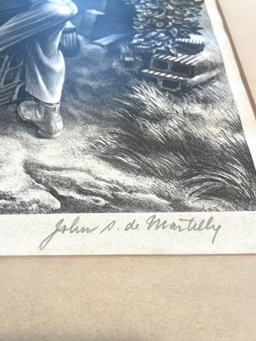 John Stockton De Martelly "Looking at the Sunshine" 1942 - 3