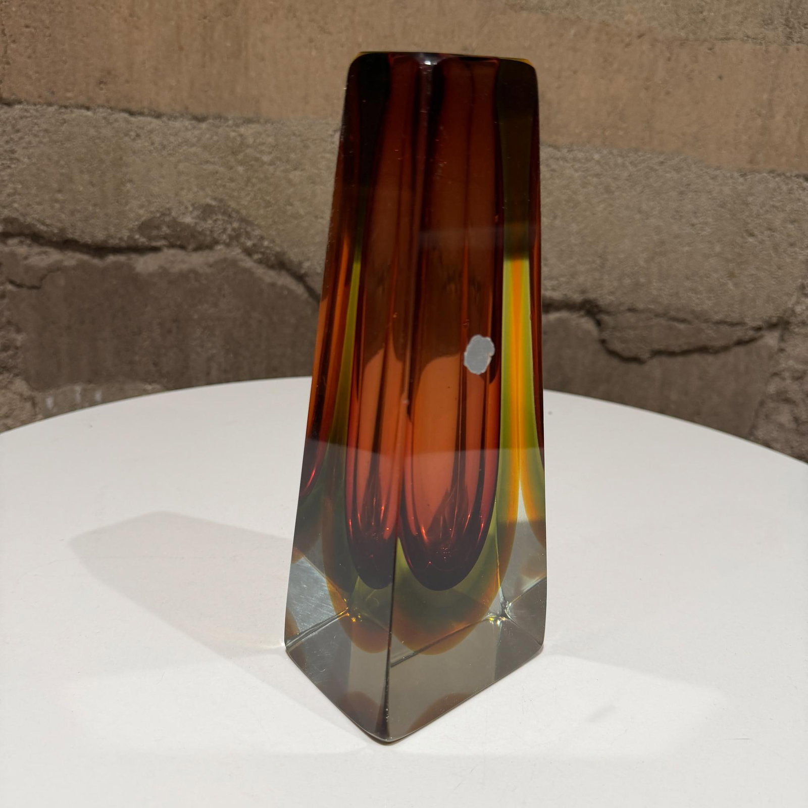 Murano Vase Sommerso Attr Pavel Hlava Italy Mid Century Modern - 11