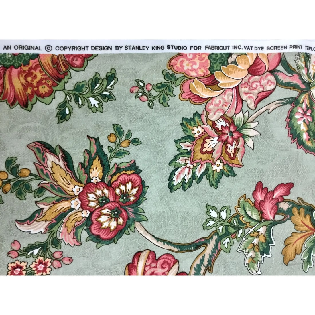 Stanley King Studio Vat Dye Screen Print Upholstery Fabric - 3