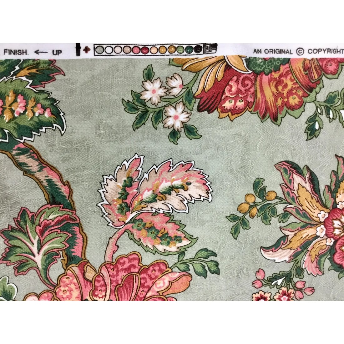 Stanley King Studio Vat Dye Screen Print Upholstery Fabric - 5