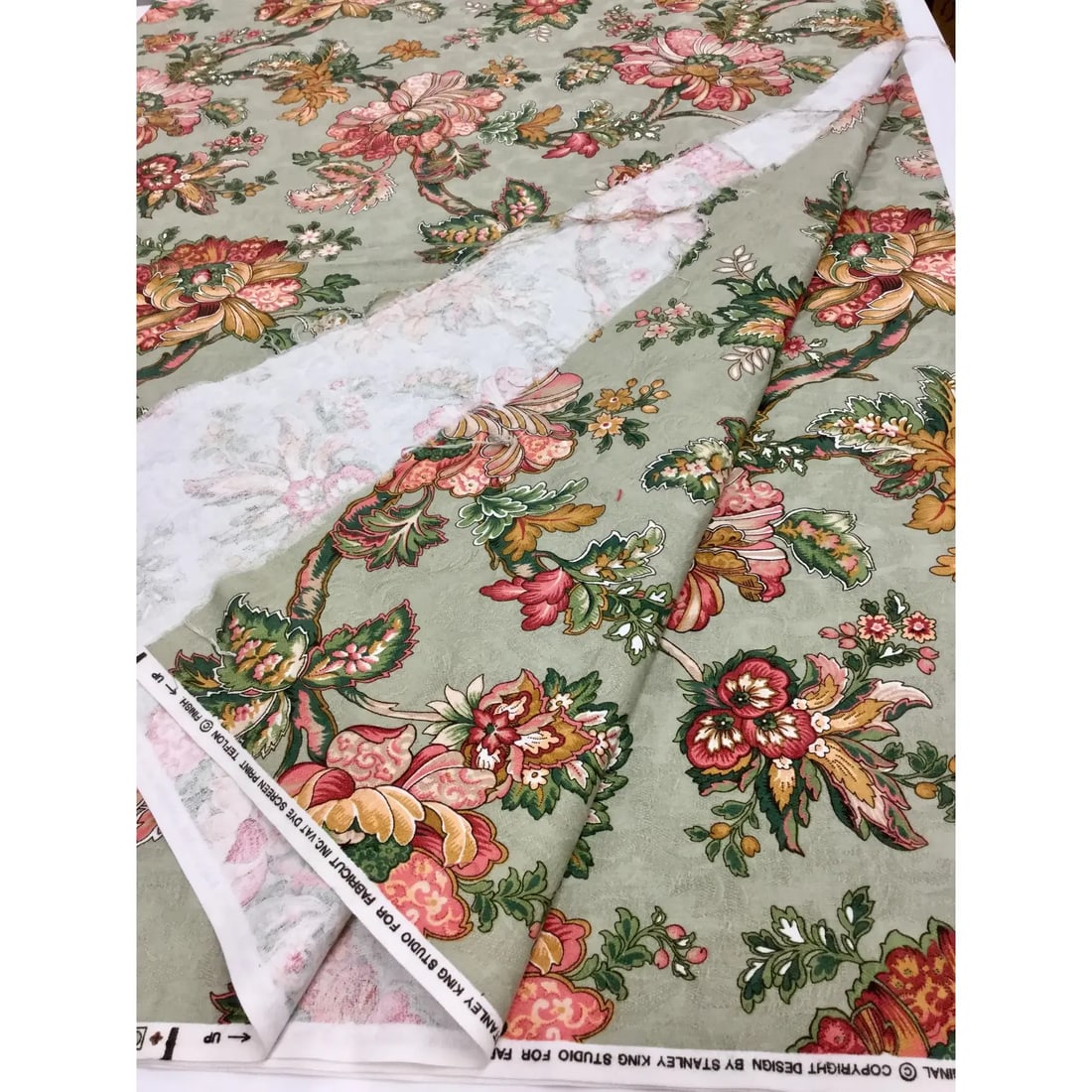 Stanley King Studio Vat Dye Screen Print Upholstery Fabric - 7