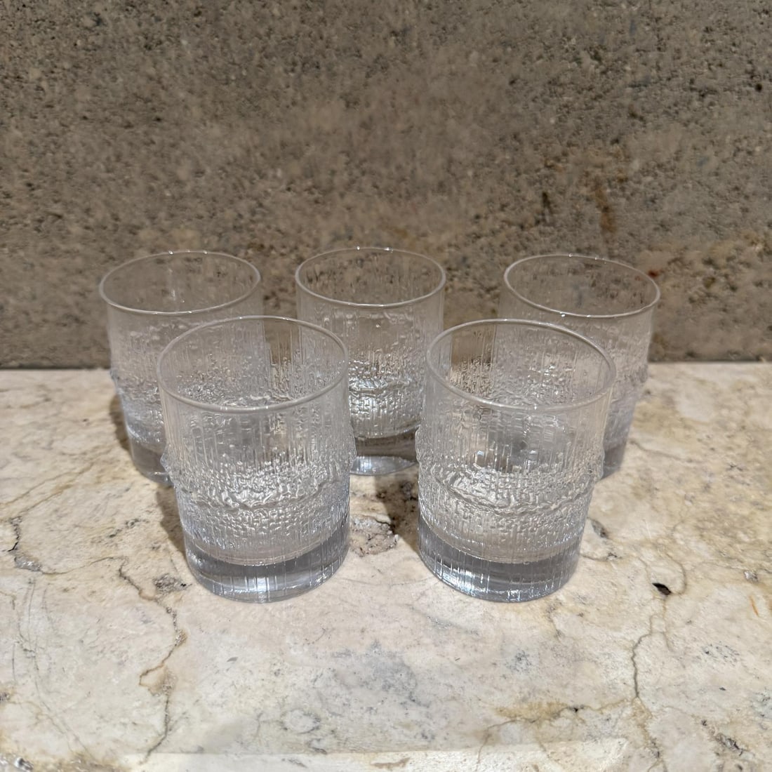 1970s Tapio Wirkkala Set Five Niva Liquor Shot Glasses Iittala Finland - 2