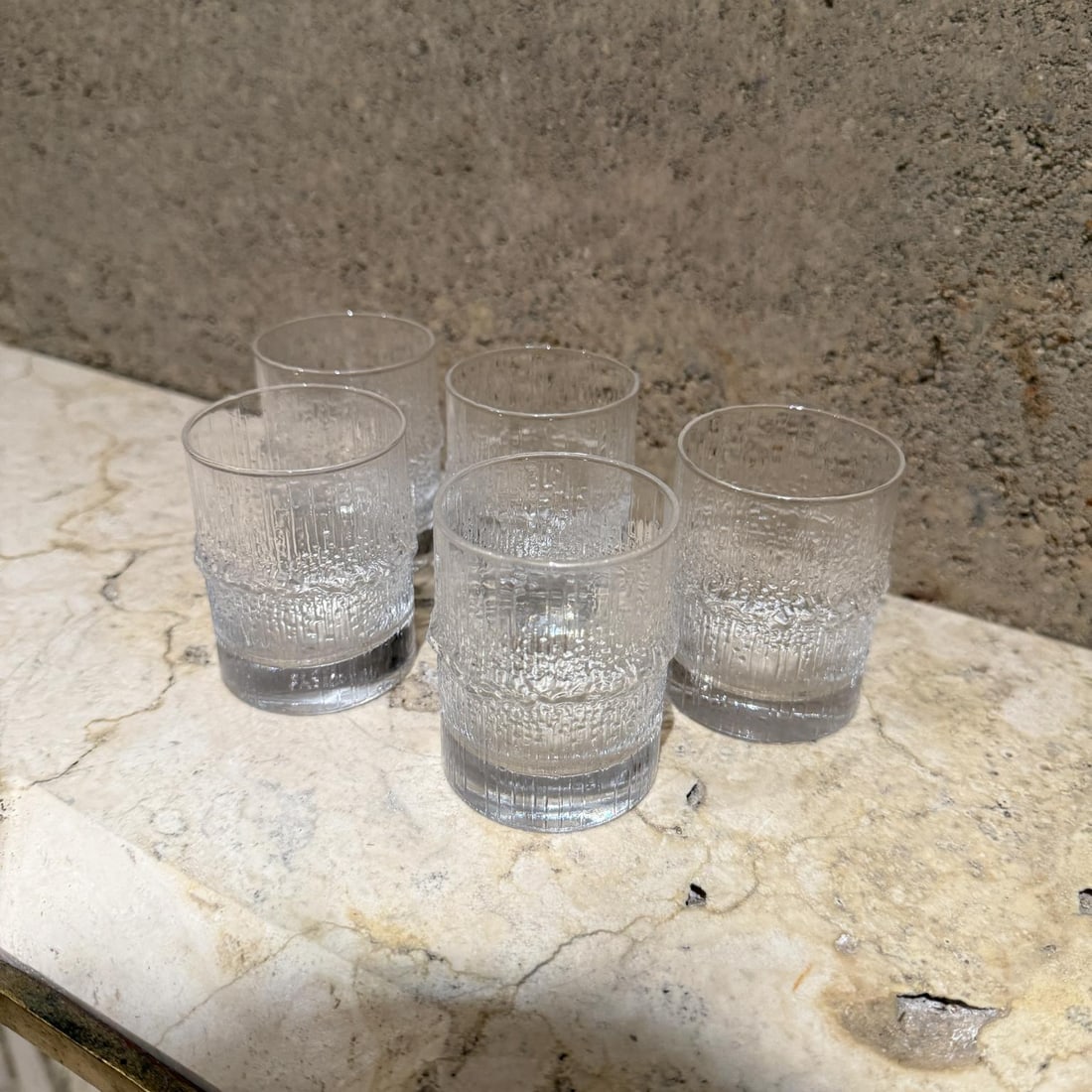 1970s Tapio Wirkkala Set Five Niva Liquor Shot Glasses Iittala Finland - 4
