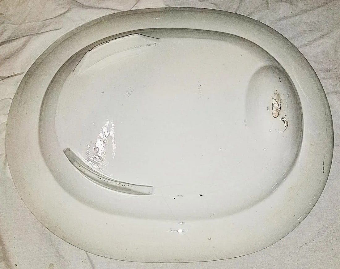Antique Wedgwood Tureen and Serving Platter- 2 Pieces - 8