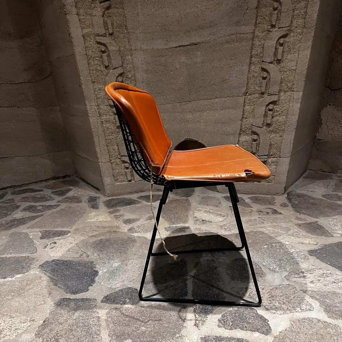 1970s Harry Bertoia for Knoll Black Wire Side Chair - 4