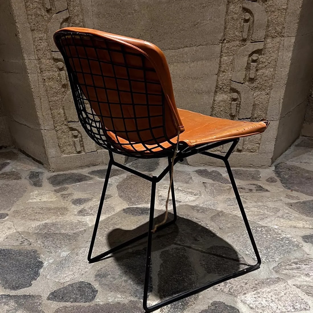 1970s Harry Bertoia for Knoll Black Wire Side Chair - 6