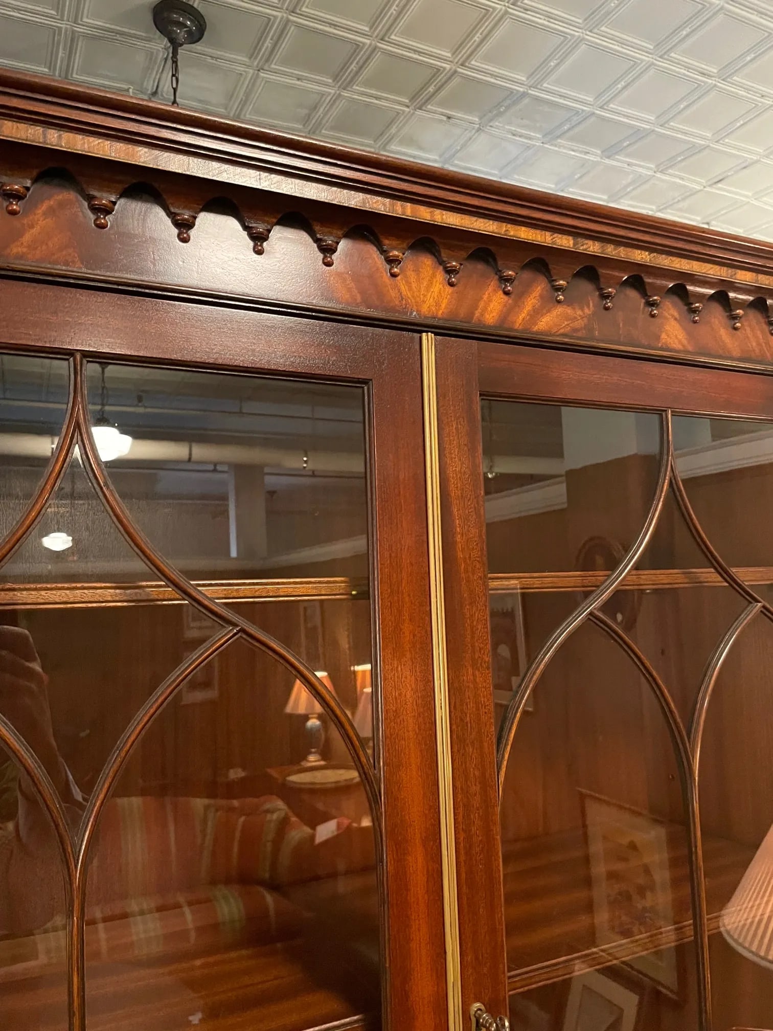 19th Century Style Secretary Bookcase - 7