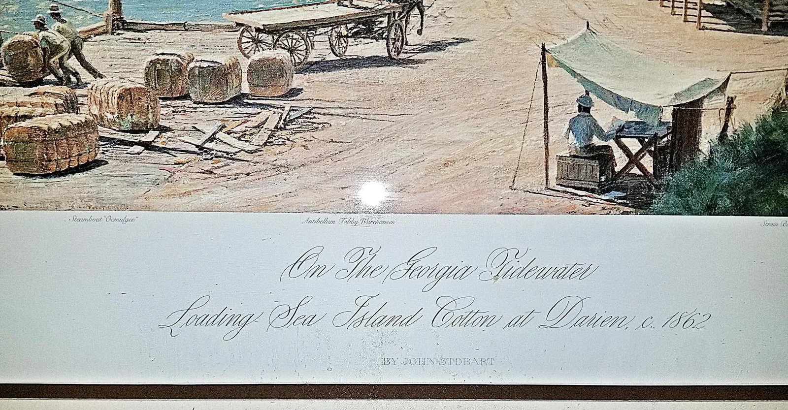 John Stobart Signed Numbered Limited Edition Print, "Georgia Waterfront", Framed - 4
