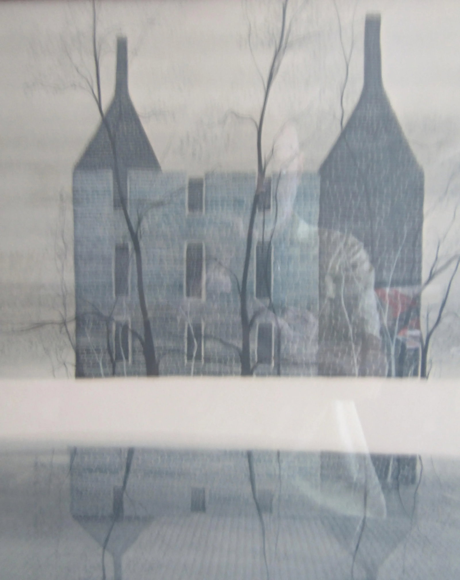 1978 Patricia Buckley Moss Greg Copeland Geese on Frozen Pond Signed Lithograph, Framed - 7