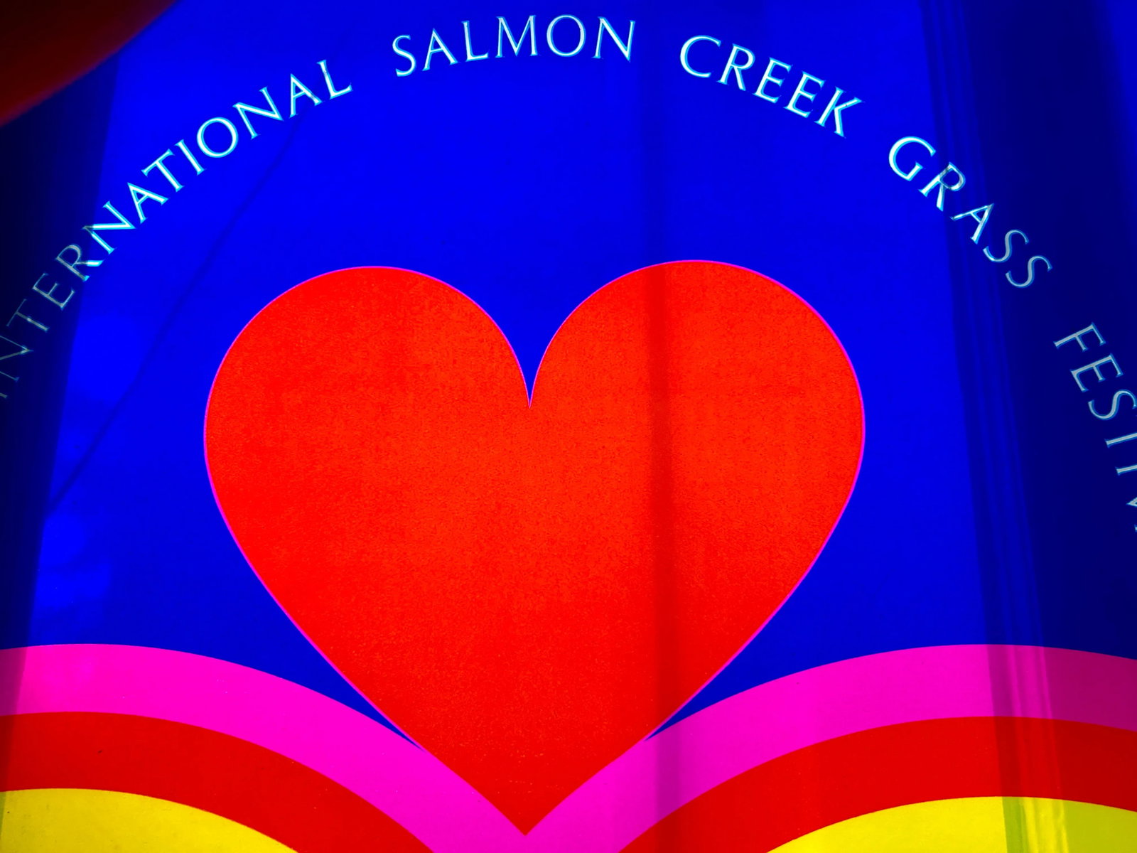 Original Signed Carol Summers "First International Salmon Creek Grass Festival" Poster - 5