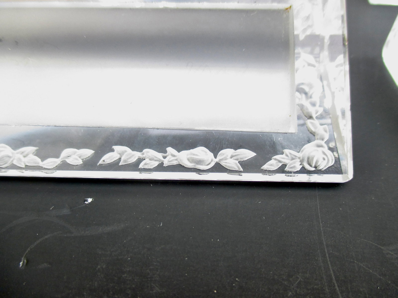 Vintage Lalique Crystal Place Card Settings - a Set of 6 - 4