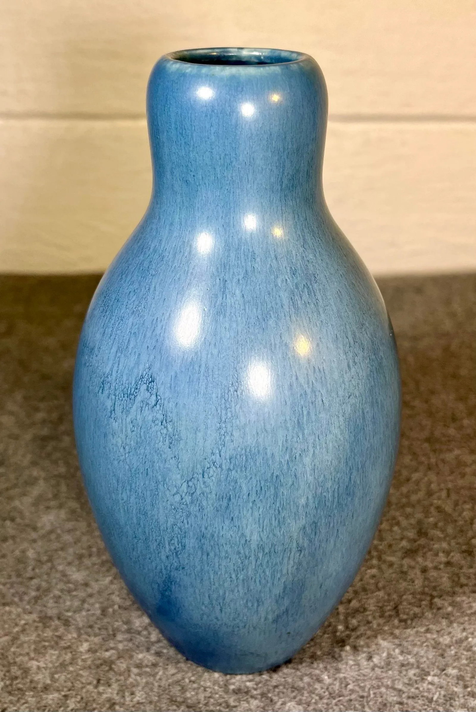 1920s Rookwood Blue Glaze Cabinet Vase - 2