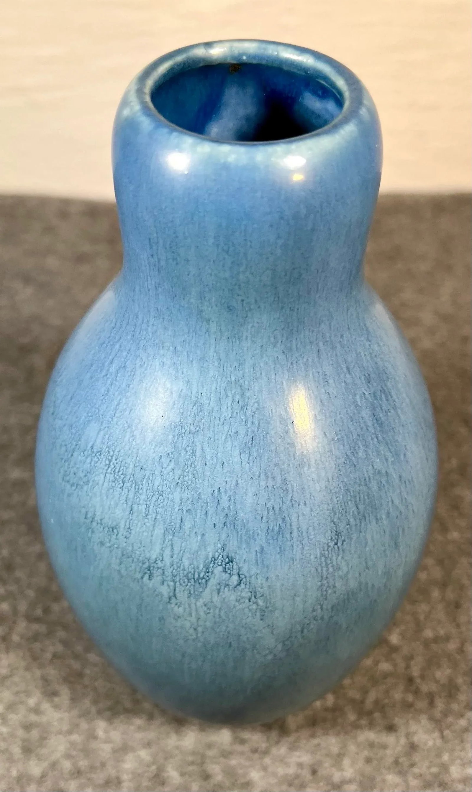 1920s Rookwood Blue Glaze Cabinet Vase - 7