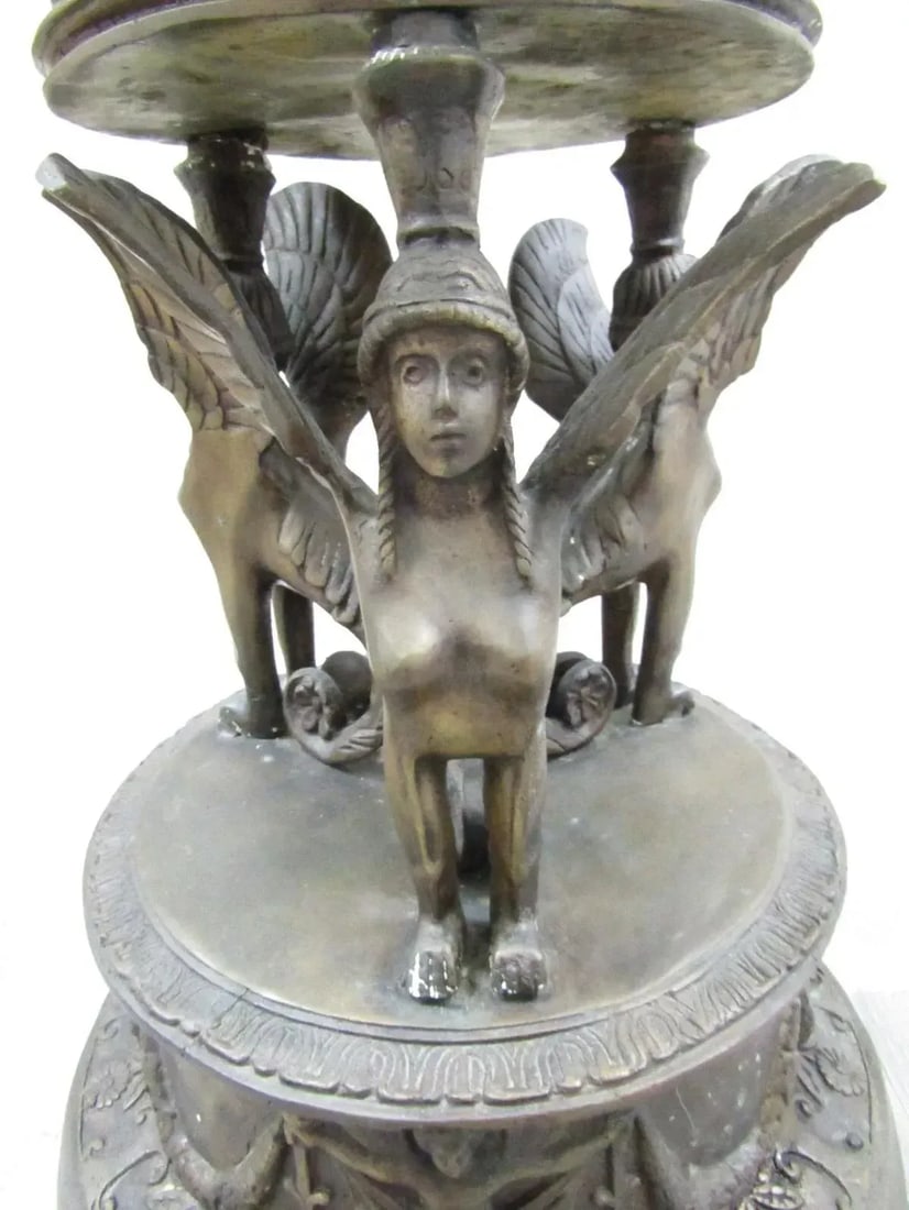 Late 18th Century French Empire Style Bronze Jardiniere With Female Griffons and Cherubs - 6