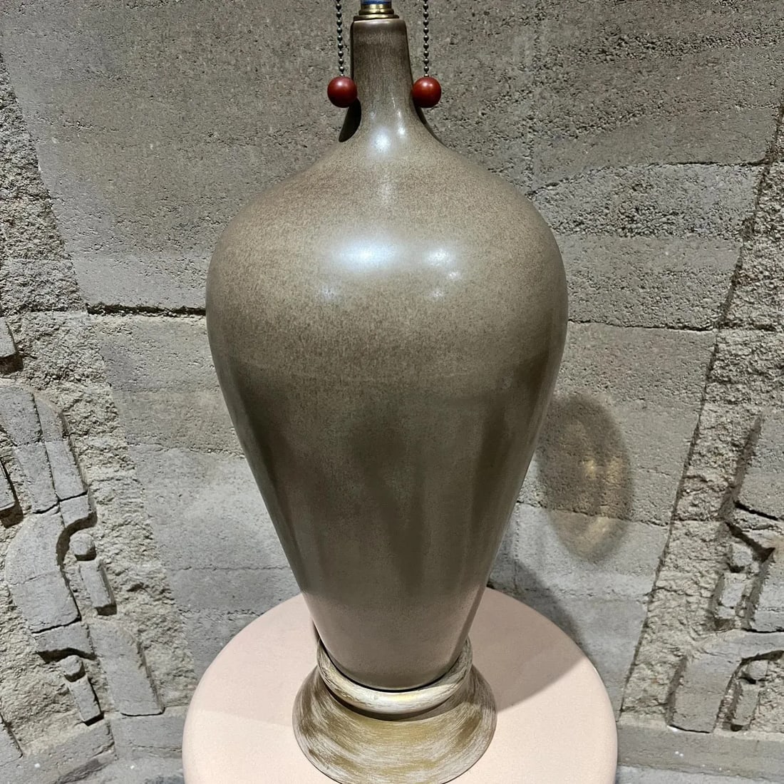 1960s Italian Ceramic Table Lamp by the Marbro Lamp Company - 8