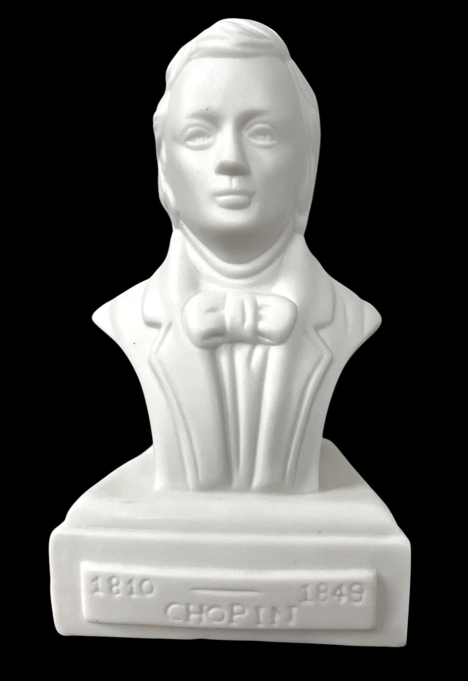 Vintage Famous Composers White Porcelain Bisque Busts Set of 10 - 6