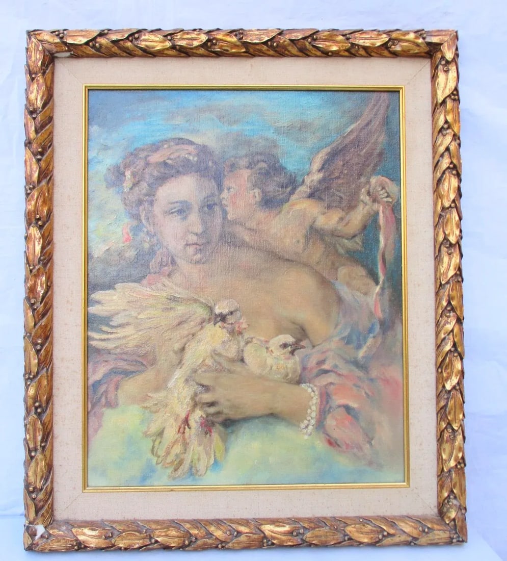 Venus and Cupid Painting - 9
