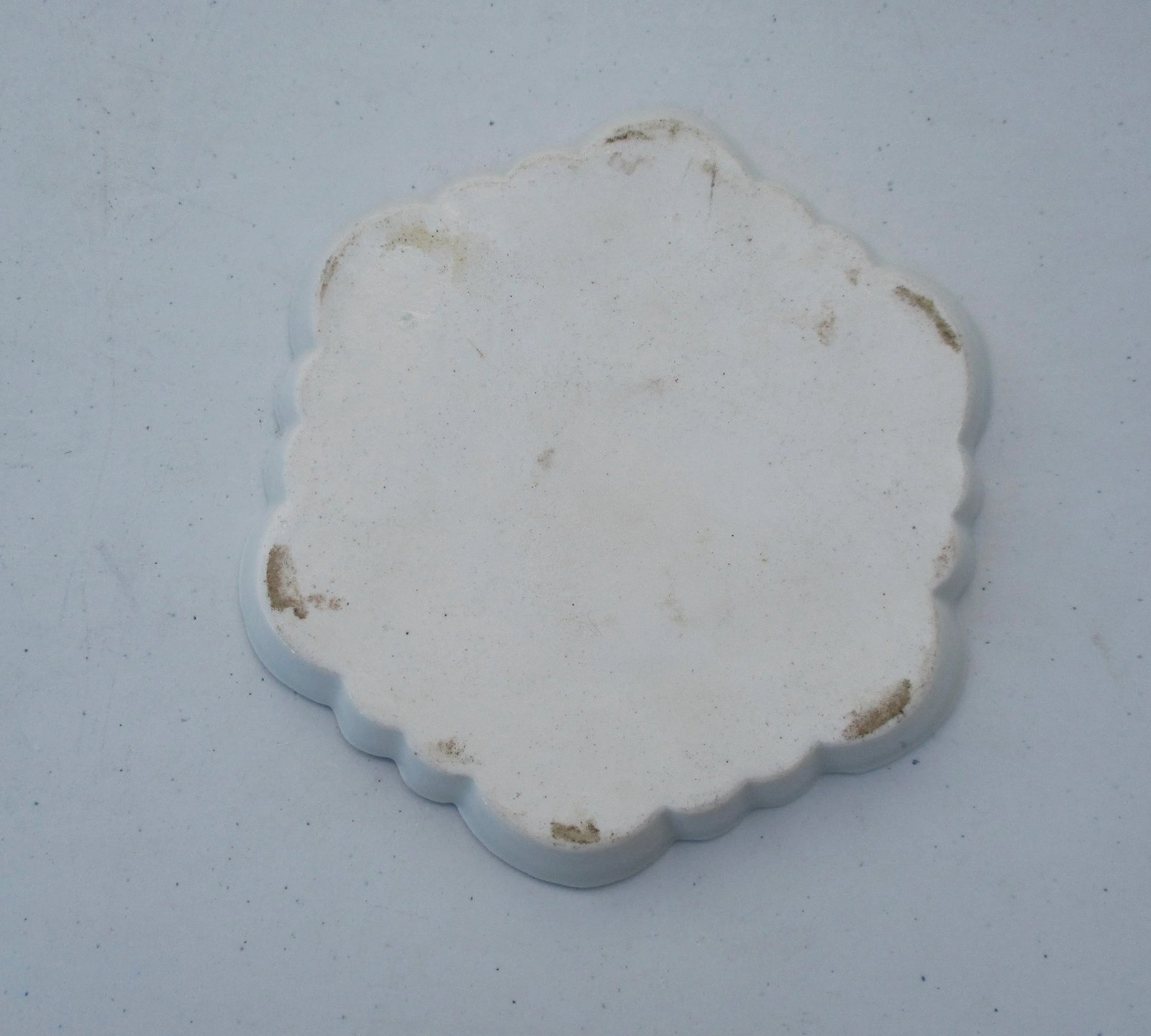 Antique Chinese Enamel on Porcelain Serving Tray - 2
