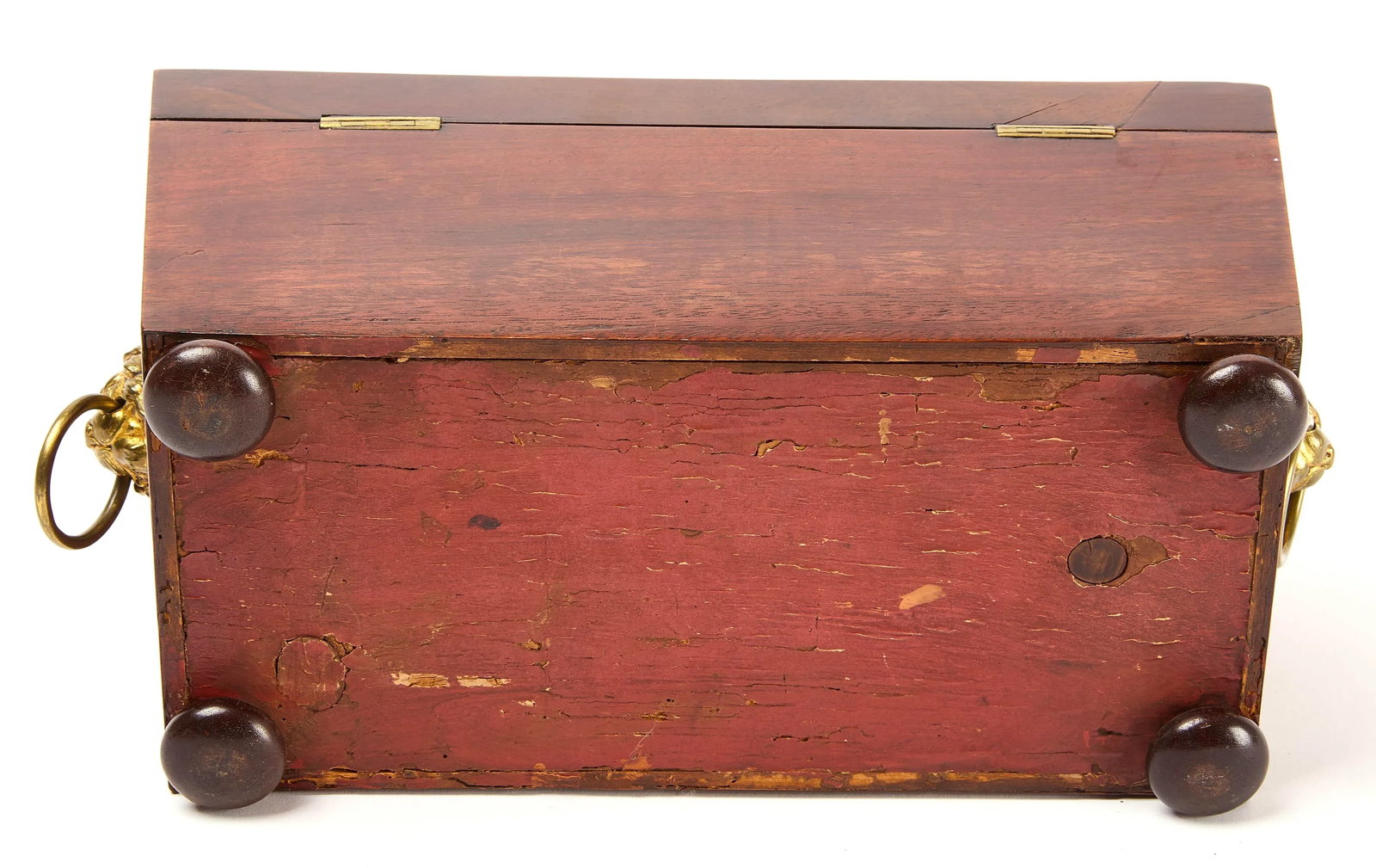 English Regency Sarcophagus-Form Tea Caddy - 6