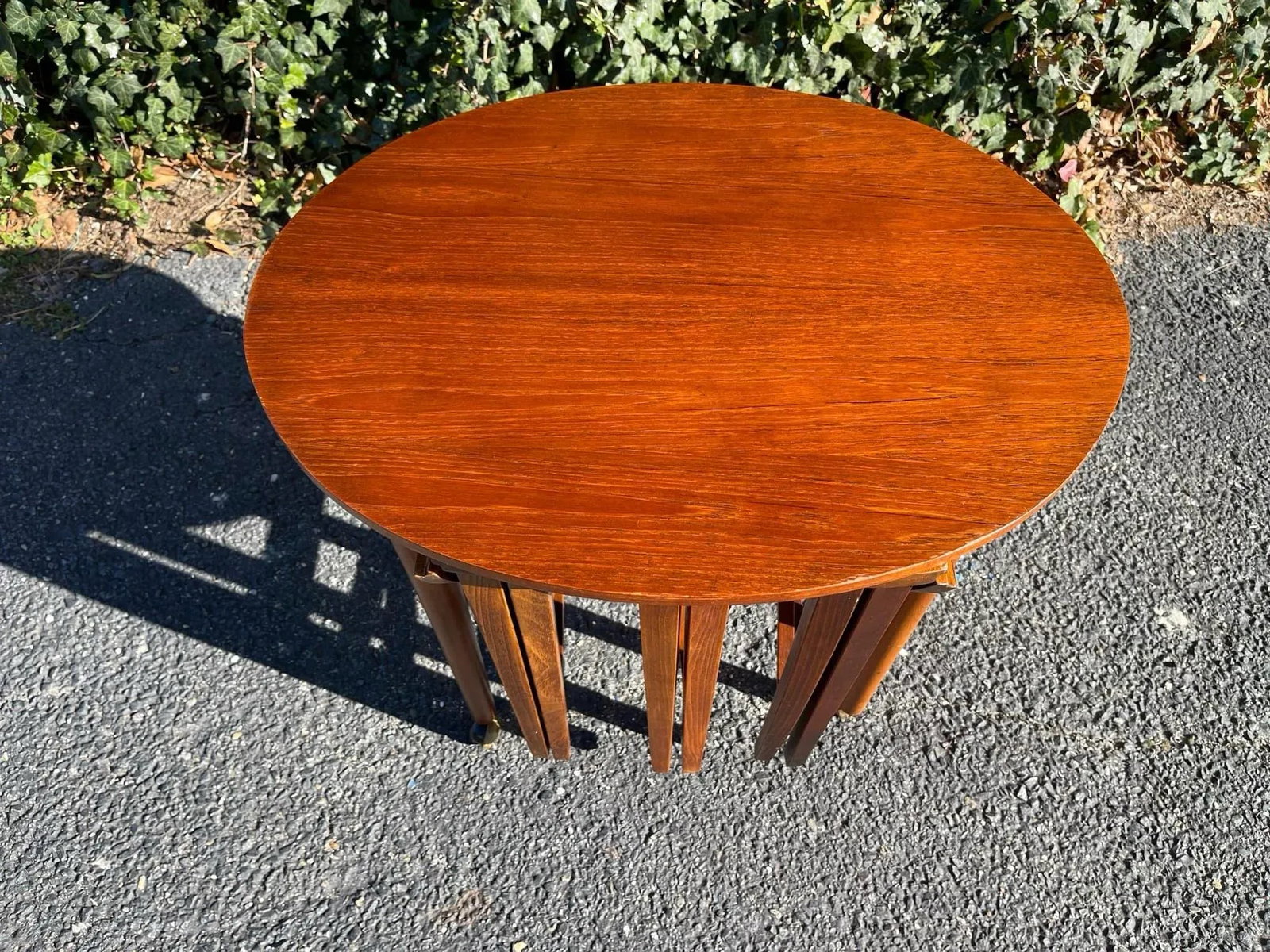 Danish 1960s Mid-Century Modern Teak Nesting Tables - Set of 4 - 6