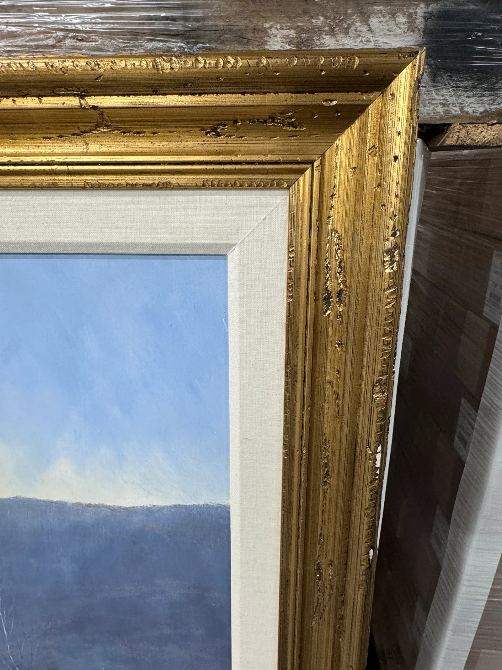 Late 20th Century Rural Landscape by Tomas Trillo, Original Oil on Canvas Matted & Framed, Signed Wi - 7