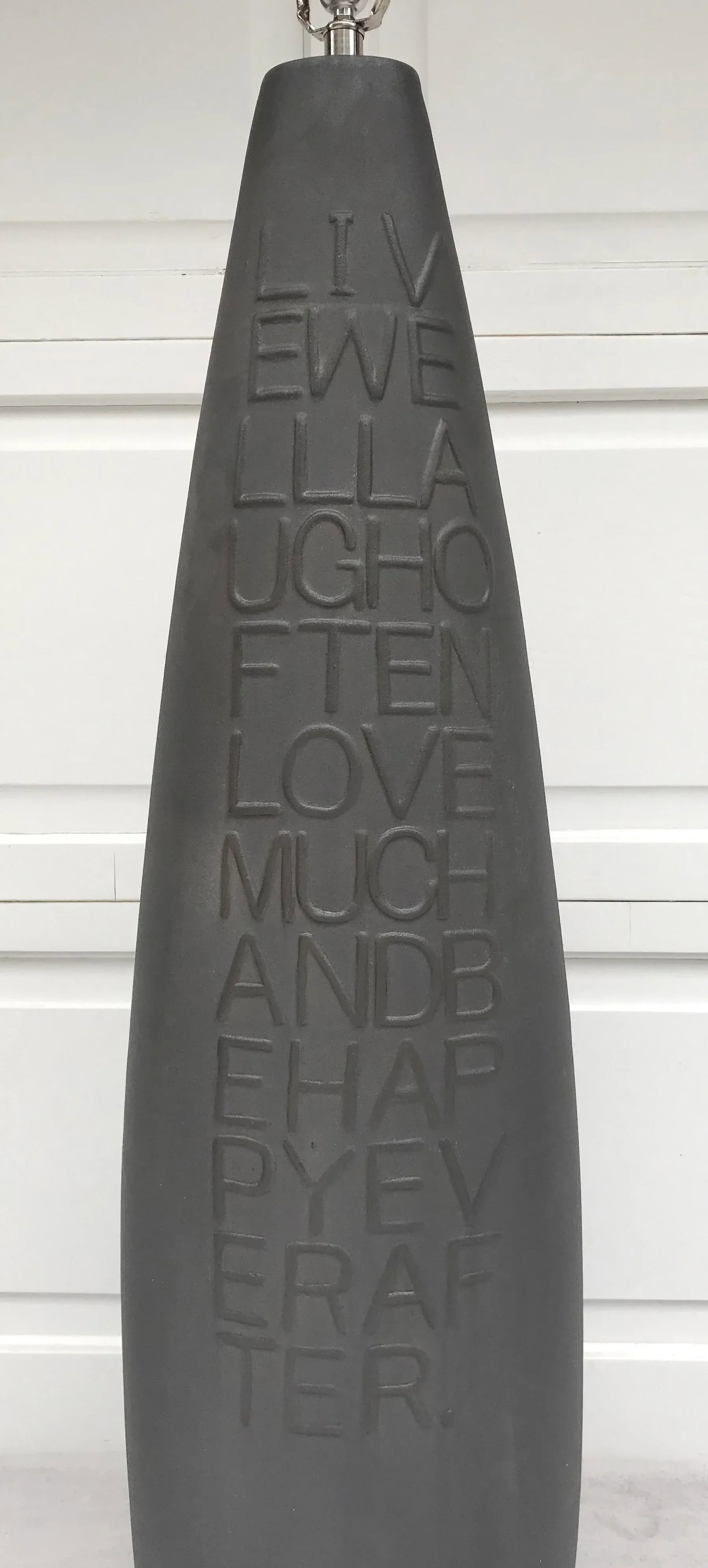 Live Well Laugh Often Modern Art Lamp - 3