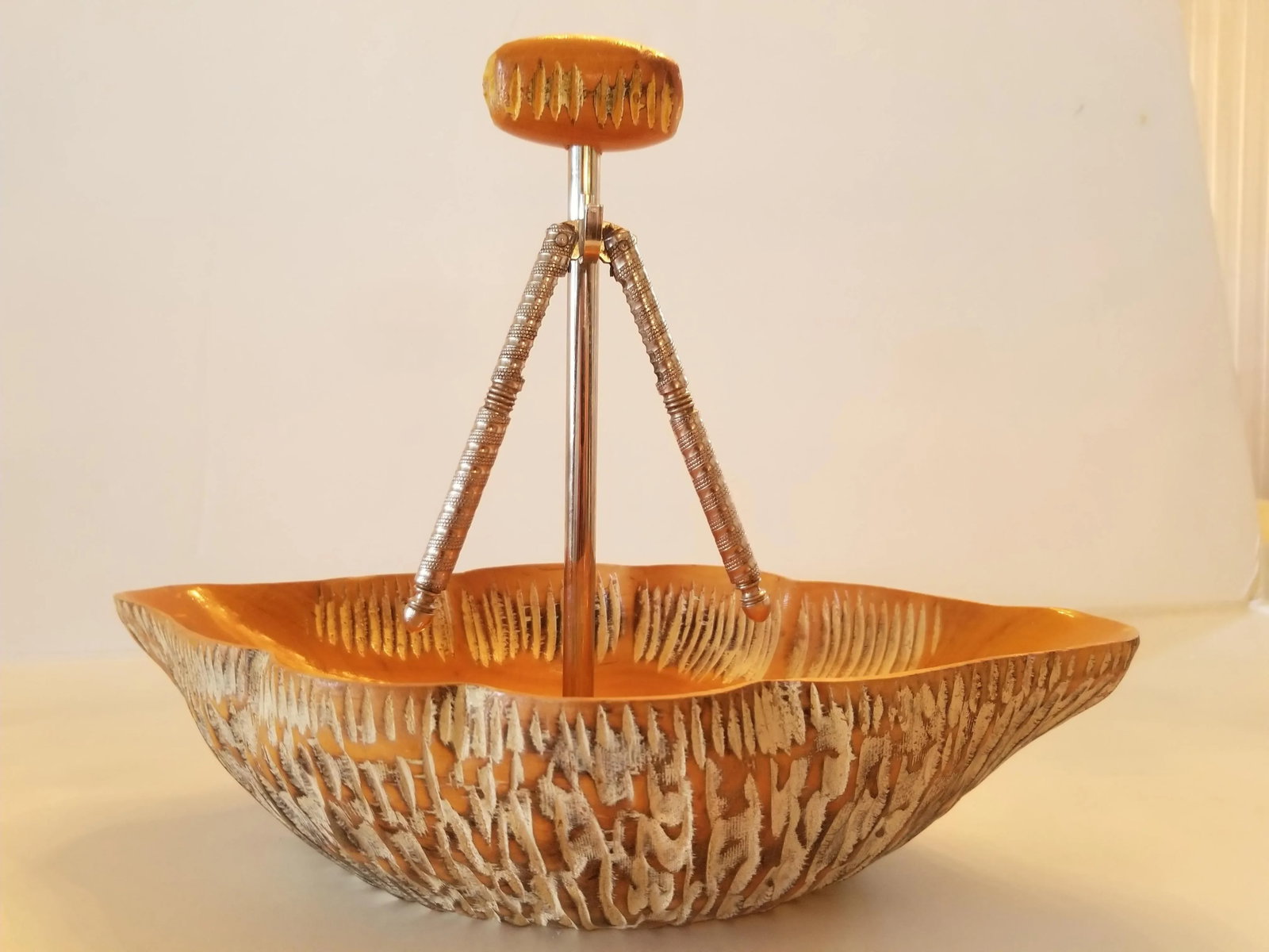 1960s Macabo Cusano Aldo Tura Wood Bowl Nutcracker Set Milan Italy - 11