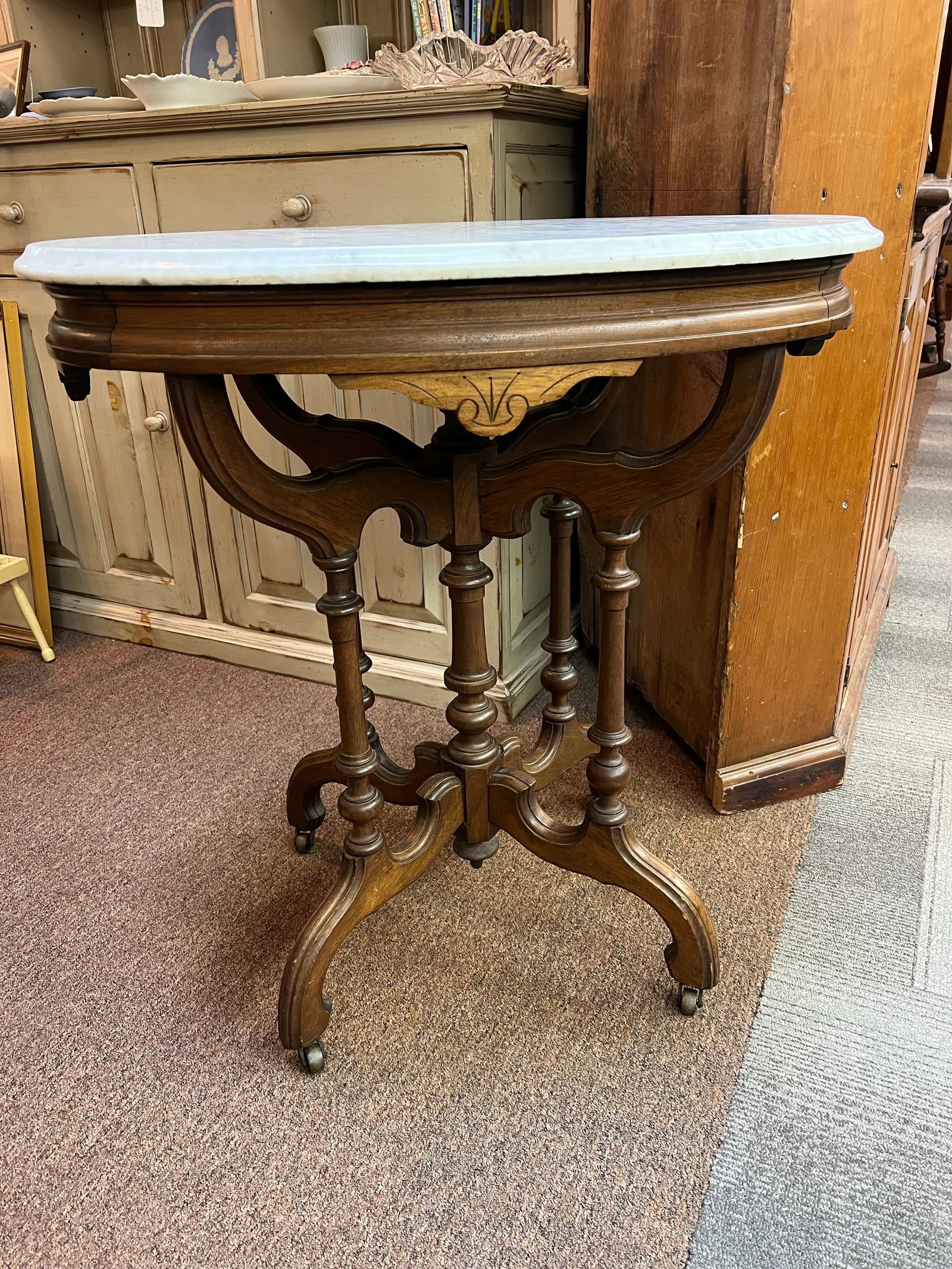 East Lake Marble Top Parlor Table - 3