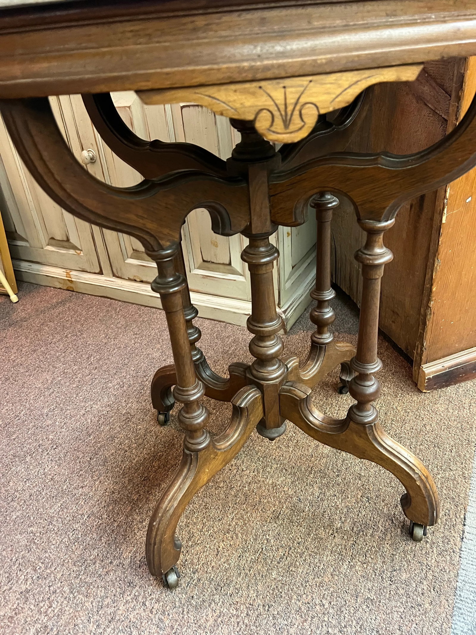 East Lake Marble Top Parlor Table - 5