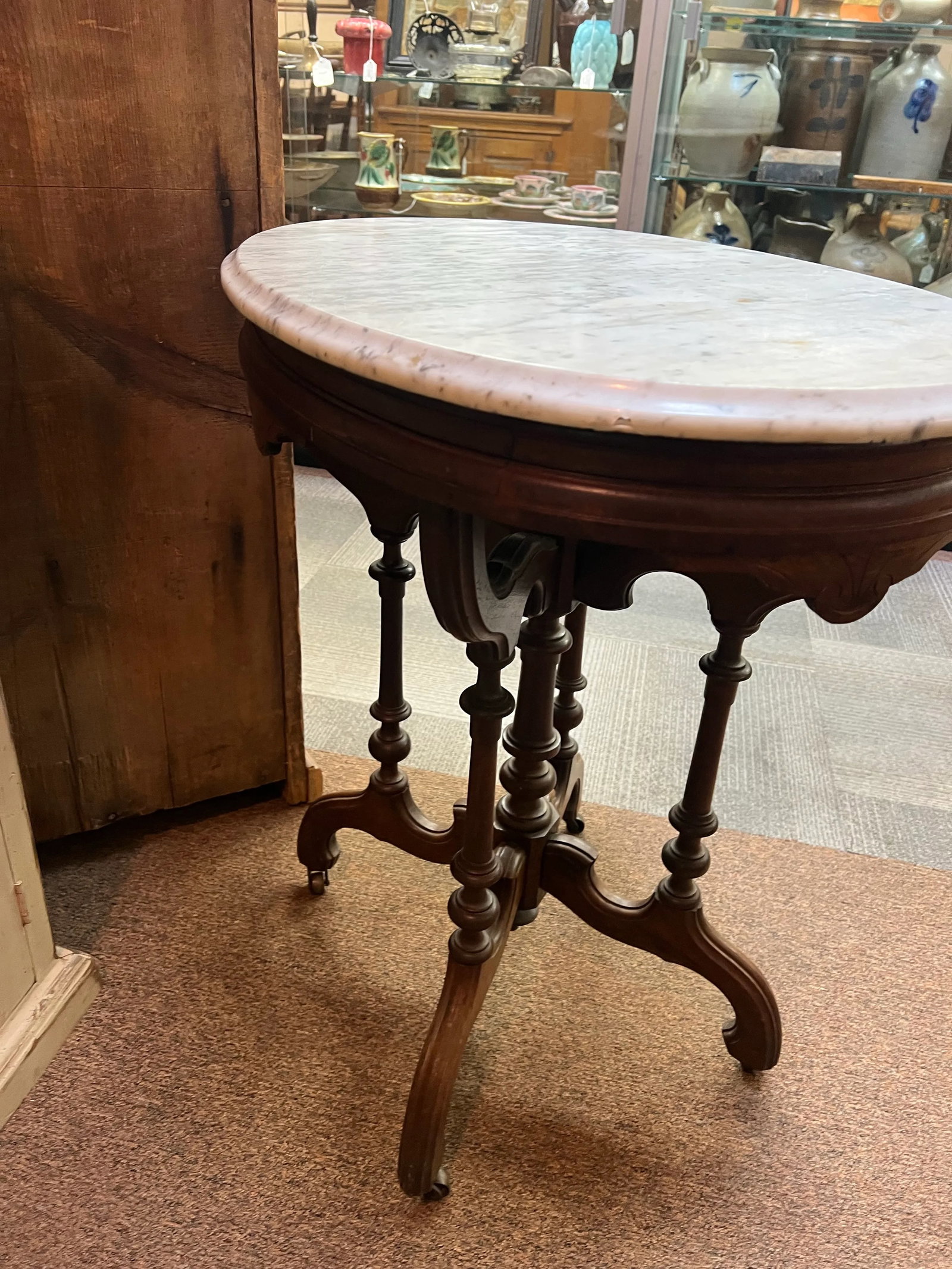 East Lake Marble Top Parlor Table - 8