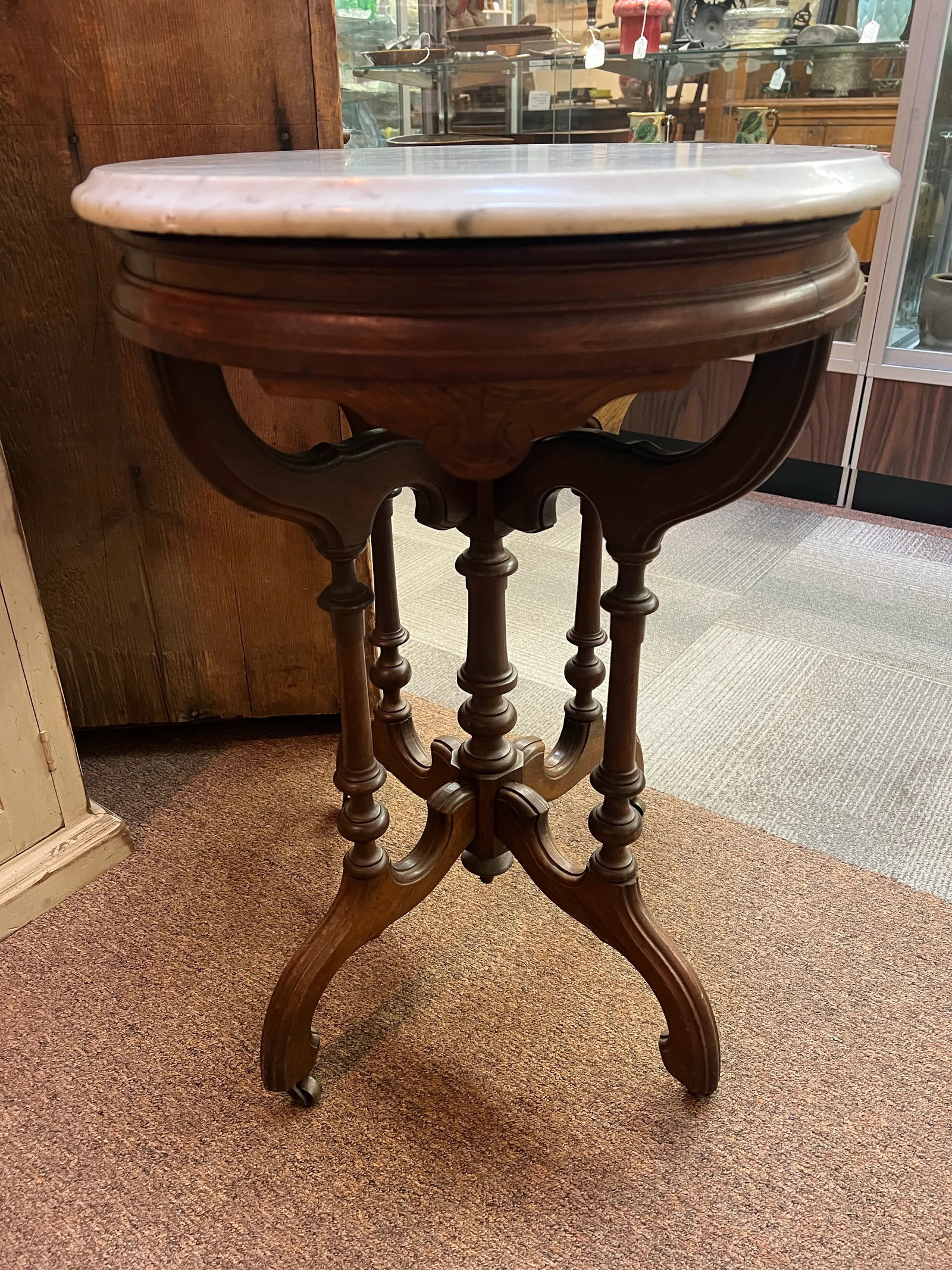East Lake Marble Top Parlor Table - 9
