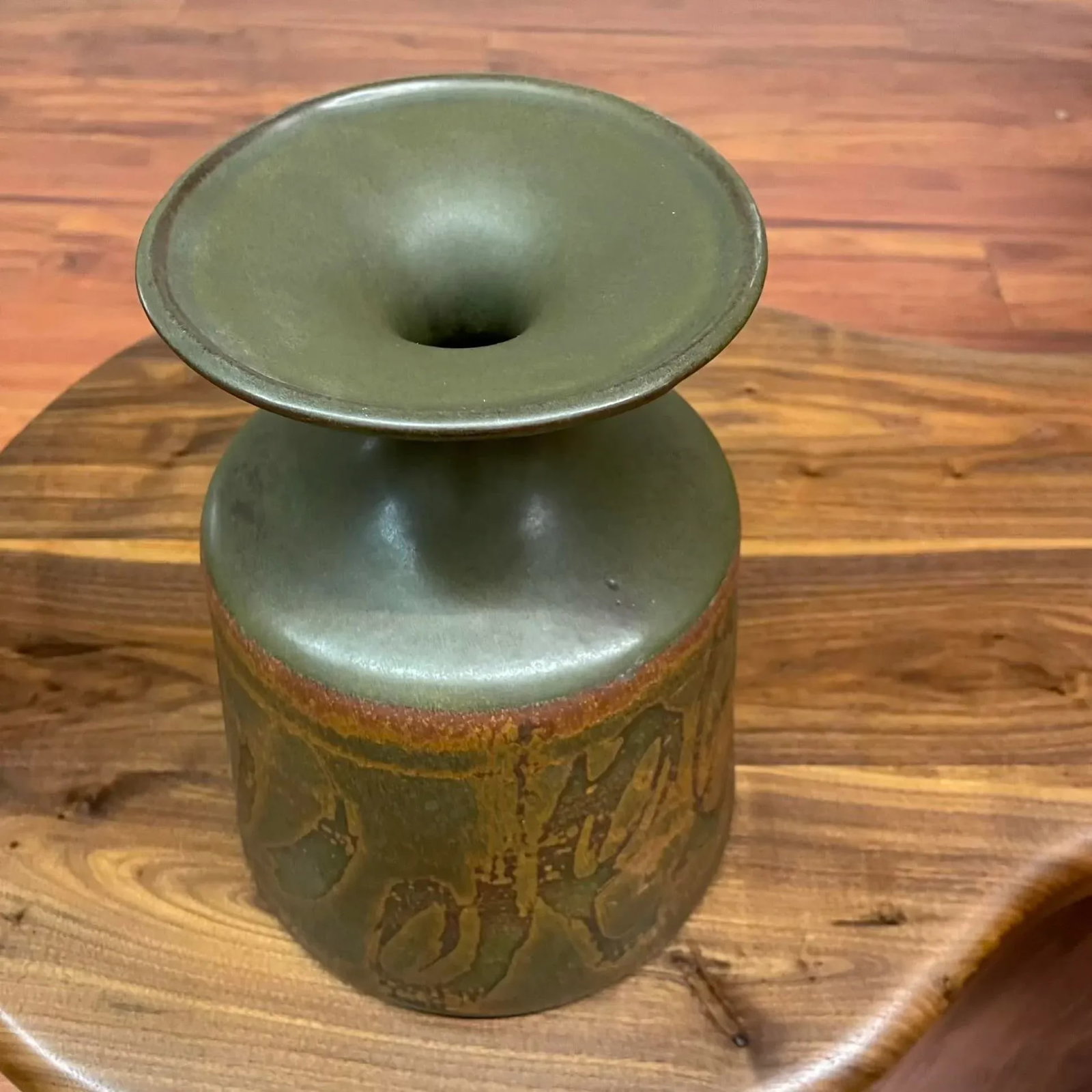 Mid-Century Stoneware Vase by Robert Maxwell for Designs West, California - 2