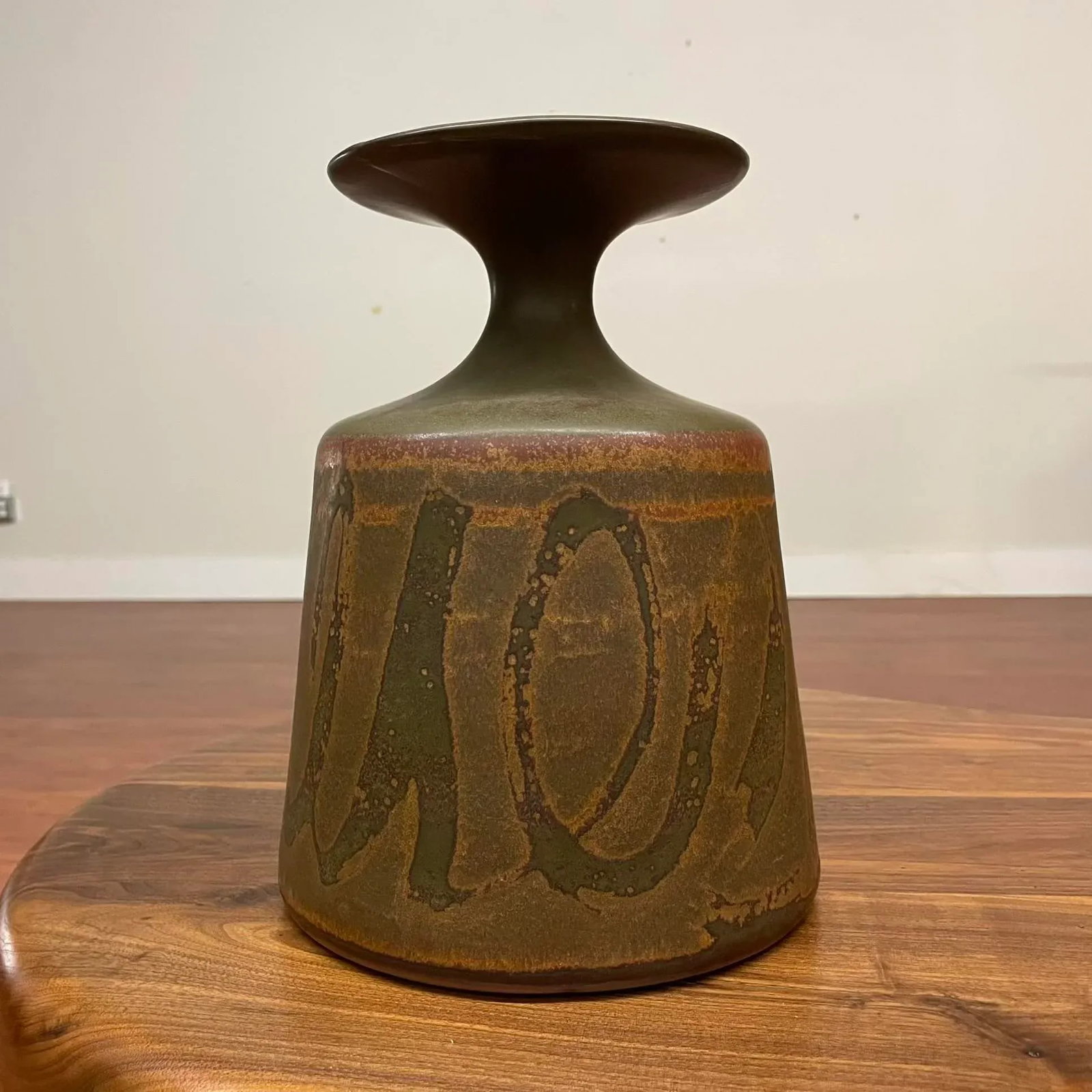 Mid-Century Stoneware Vase by Robert Maxwell for Designs West, California - 8