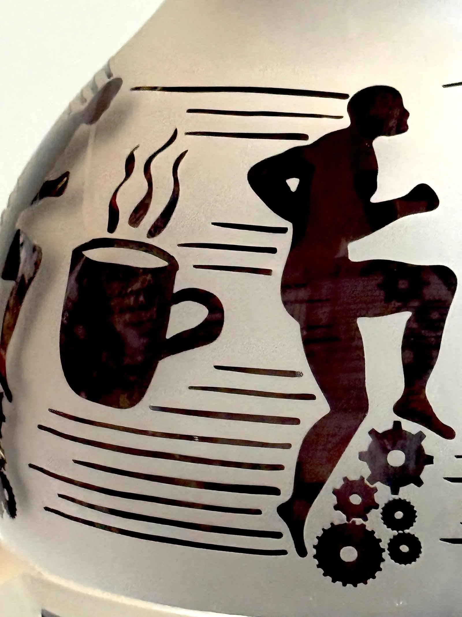 Momentum: Cameo Glass Amphora Vase & Stand by Duncan McClellan - 9