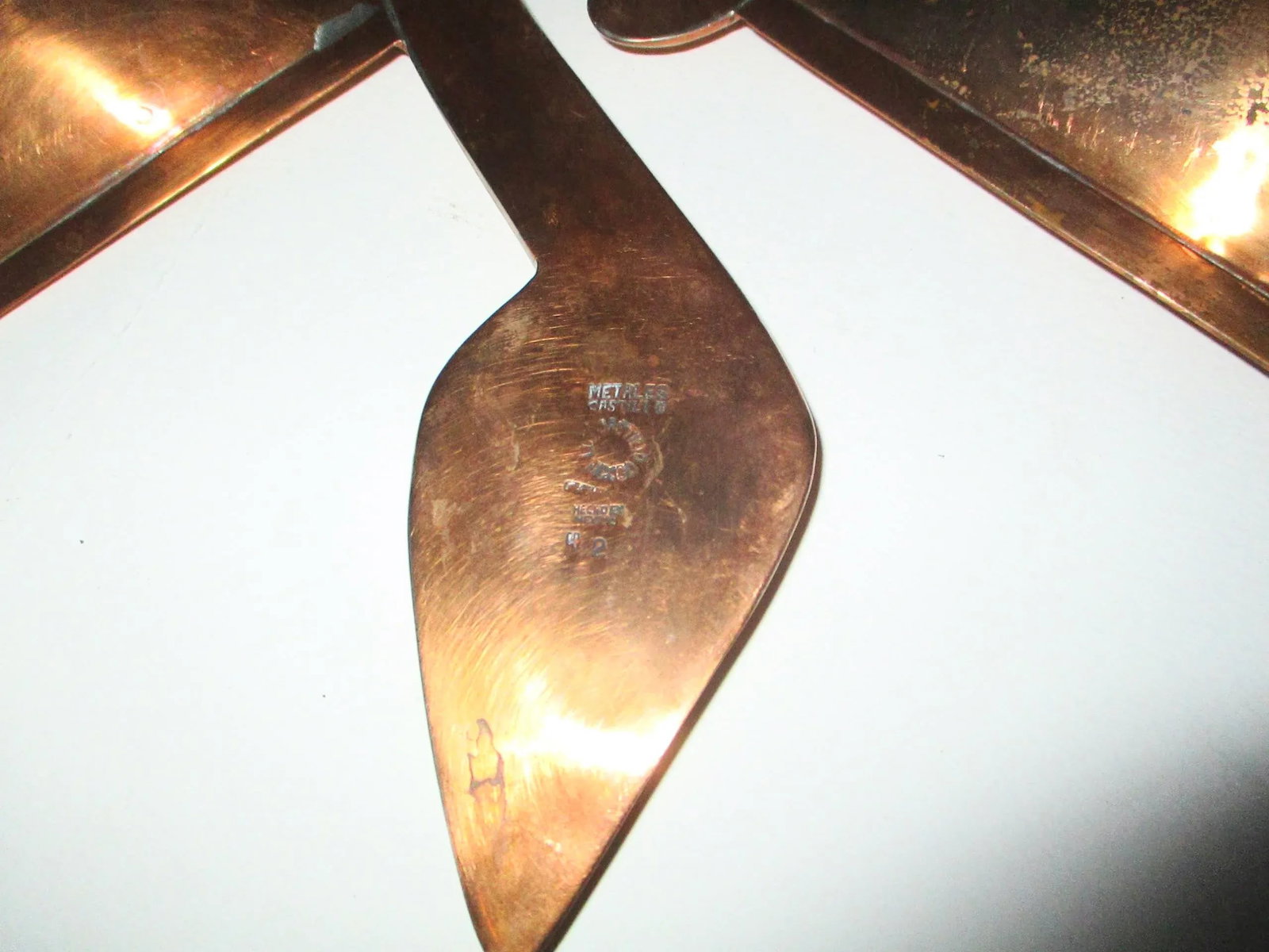 Los Castillos Silver and Copper Center Bowl Vintage 1960s' - 6